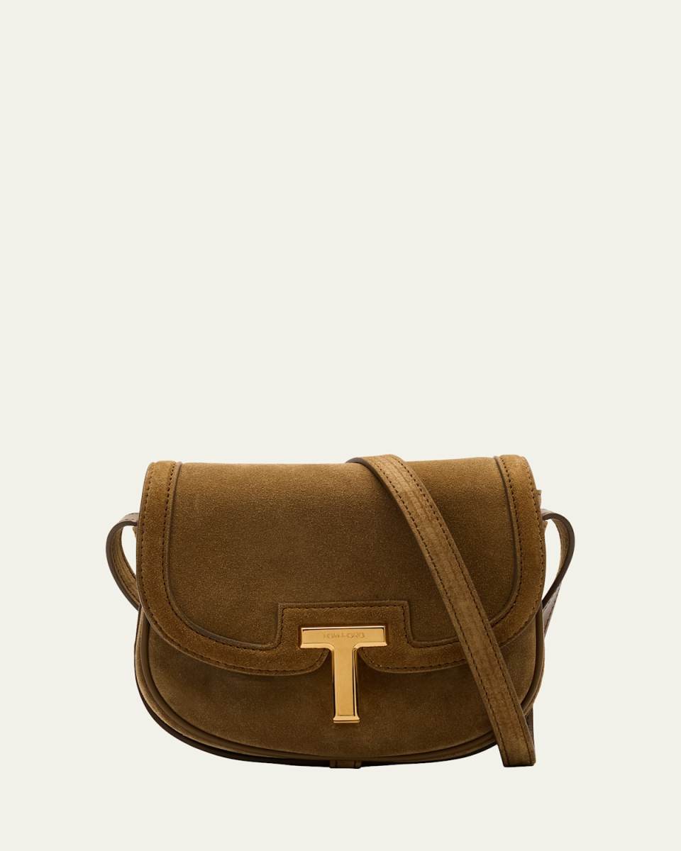 Wallis Mini Flap Shoulder Bag in Suede
